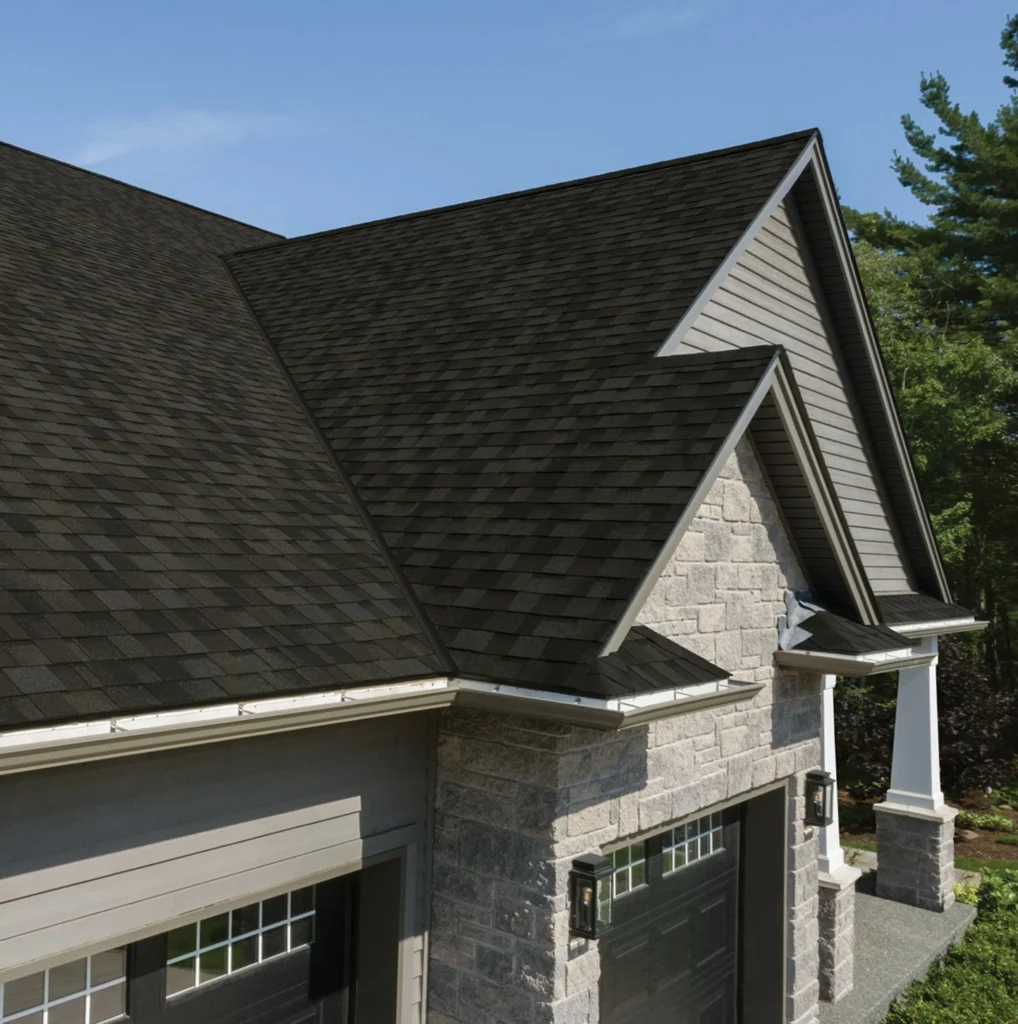 Residential shingle roofing system on a detached home in Red Deer, Alberta