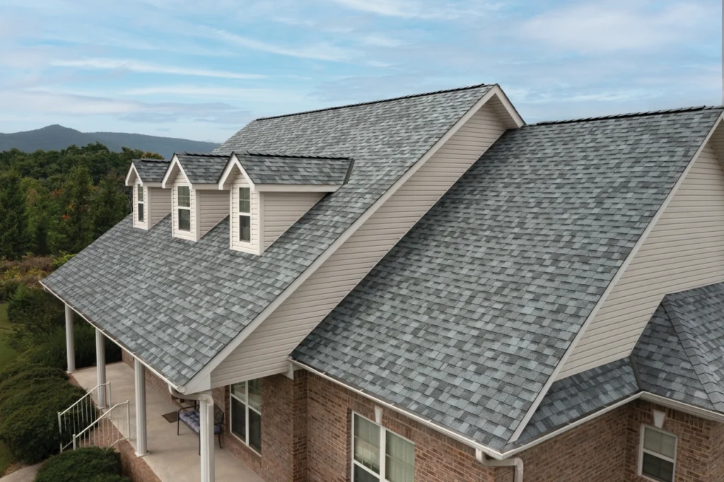 Architectural IKO shingle roof on a residential home in Edmonton